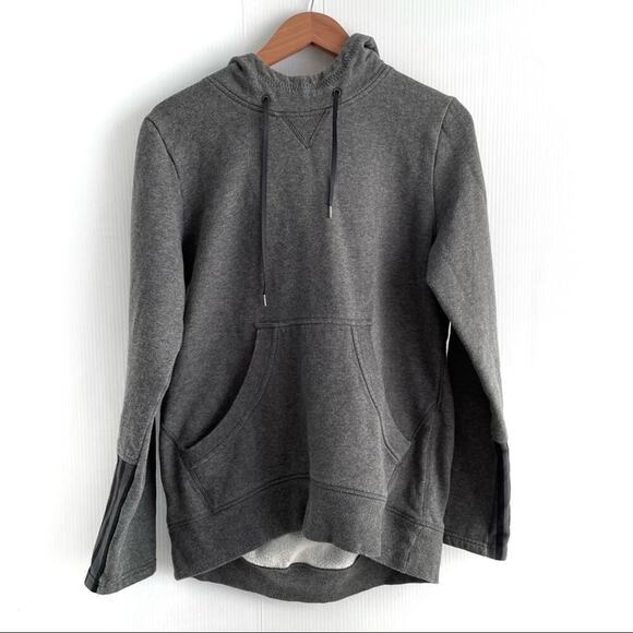Adidas grey hoodie hooded sweatshirt - Picture 1 of 6